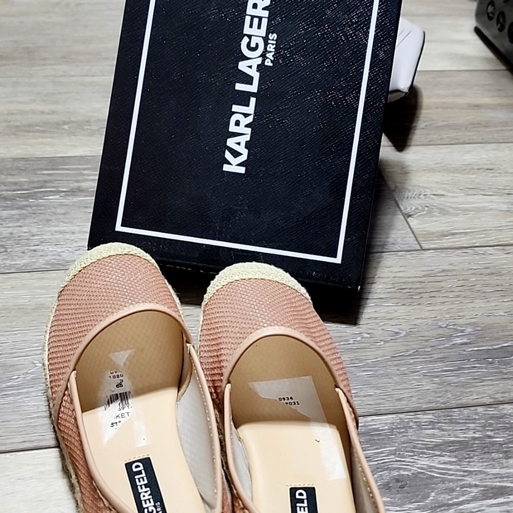 Brand new Karl Lagerfeld espadrilles